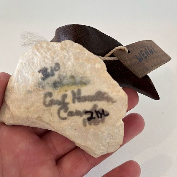 Carl Hoselton Signed Wenge Wood Goose Sculpture Canada - Picture 6 of 6